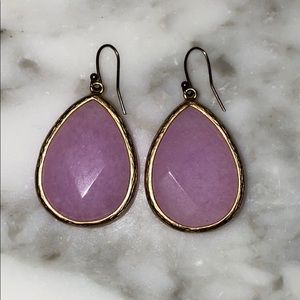 Lavender Stone Earrings